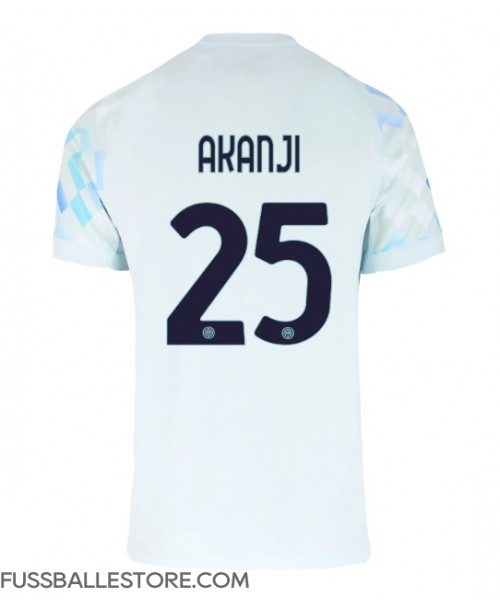Günstige Inter Milan Manuel Akanji #25 Auswärtstrikot 2025-26 Kurzarm Günstige Inter Milan Manuel Akanji #25 Auswärtstrikot 2025-26 Kurzarm